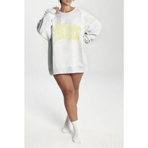 The Bar The Bach Gray/Lemon Varsity Sweatshirt